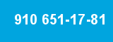 910 651-17-81 910 651-17-81